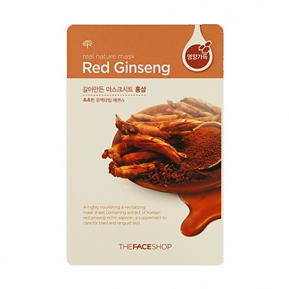 The face shop - Real Nature Mask (Red Ginseng)