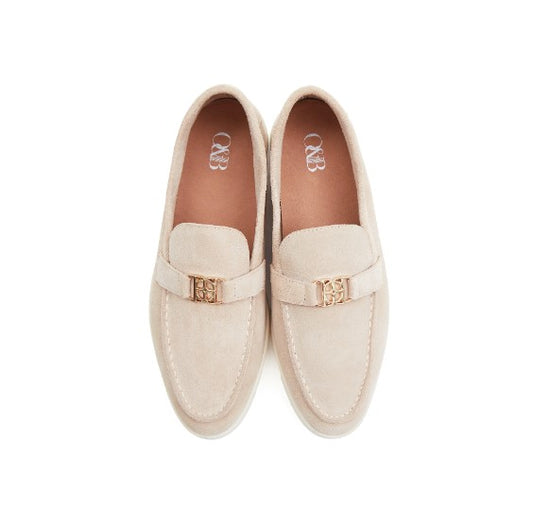 O&B Loafers In Whisper White Romeo